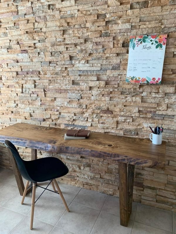 Custom Live Edge Desk