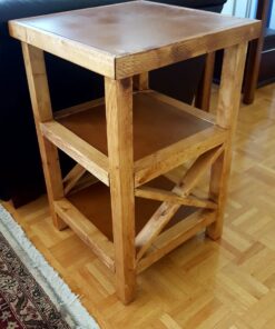Rustic Pine Side Tables - Woodify Canada 3