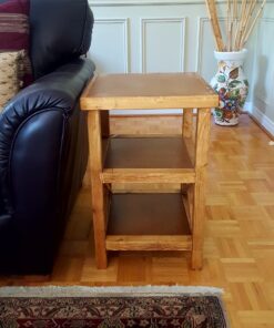 Rustic Pine Side Tables - Woodify Canada 1