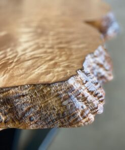51 Maple Burl cookie coffee table - Anglewood - Woodify 2