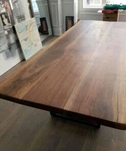 8ft x 3.5ft Live Edge Walnut Dining Table 2