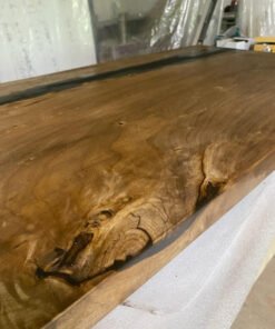 Sugar Maple 65" x 30" Custom Epoxy River Office Desk 2